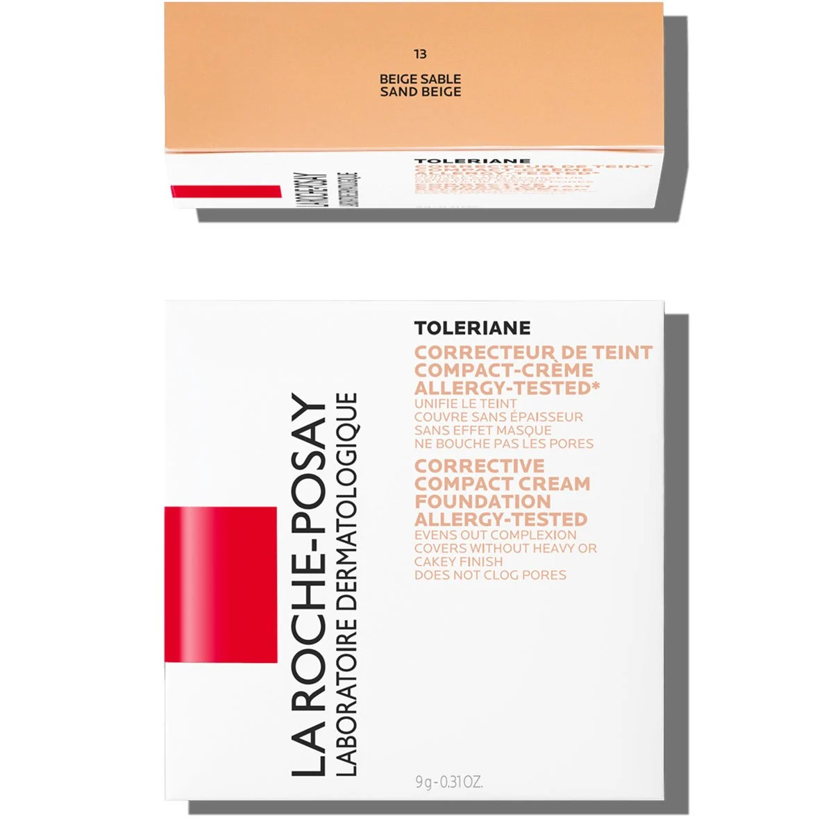 TOLERIANE CORRECTEUR DE TEINT COMPACT-CREME 13 Beige Sable 9 g - LA ROCHE POSAY