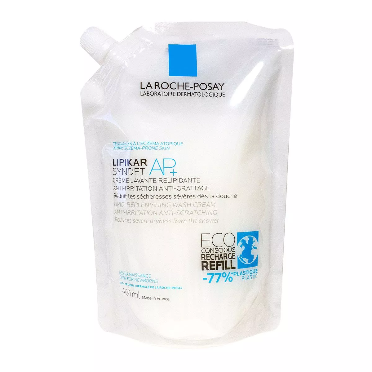 LIPIKAR Syndet AP [+] ECO RECHARGE 400 ml - LA ROCHE POSAY