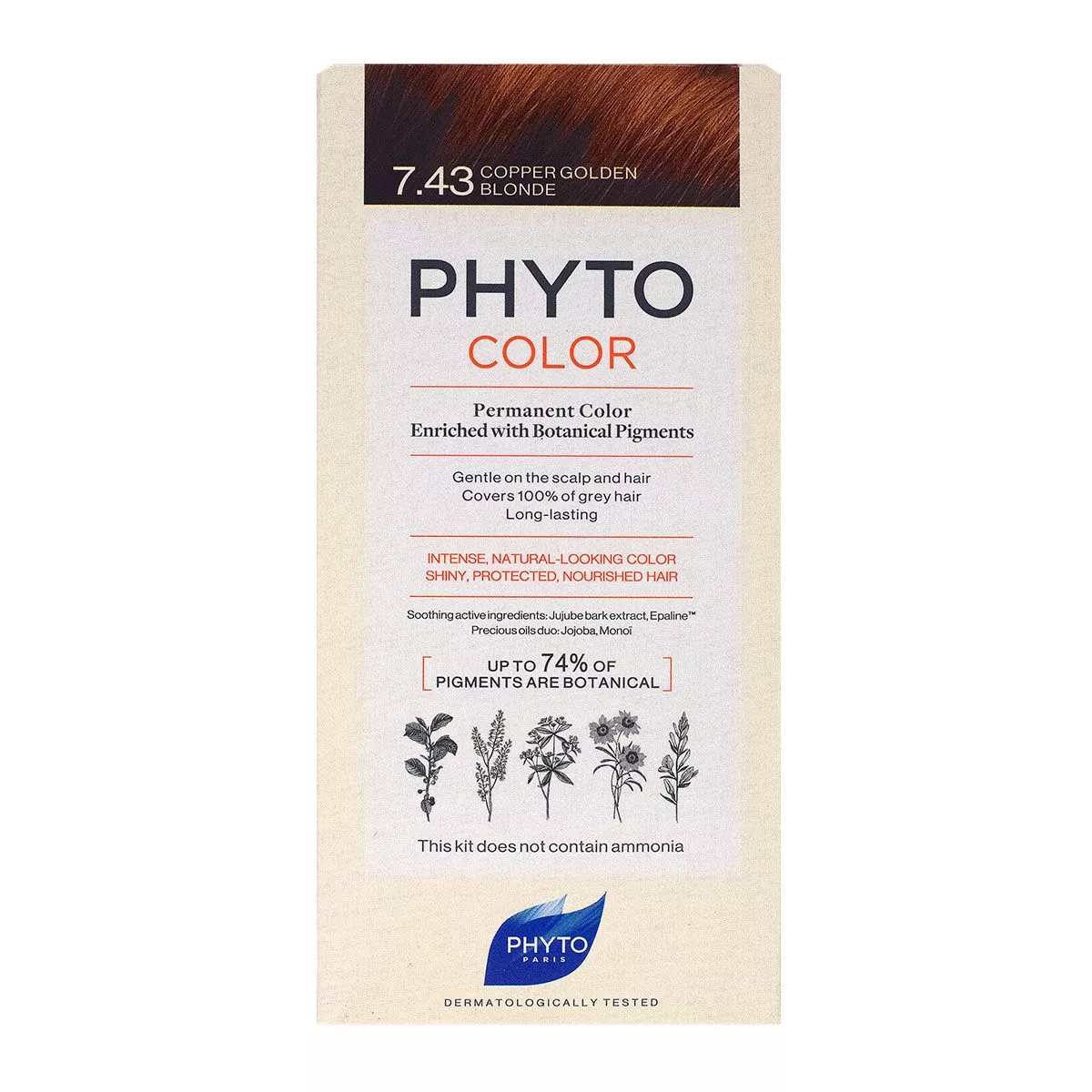 Phytocolor 7 43 Bld Cuivre Dor