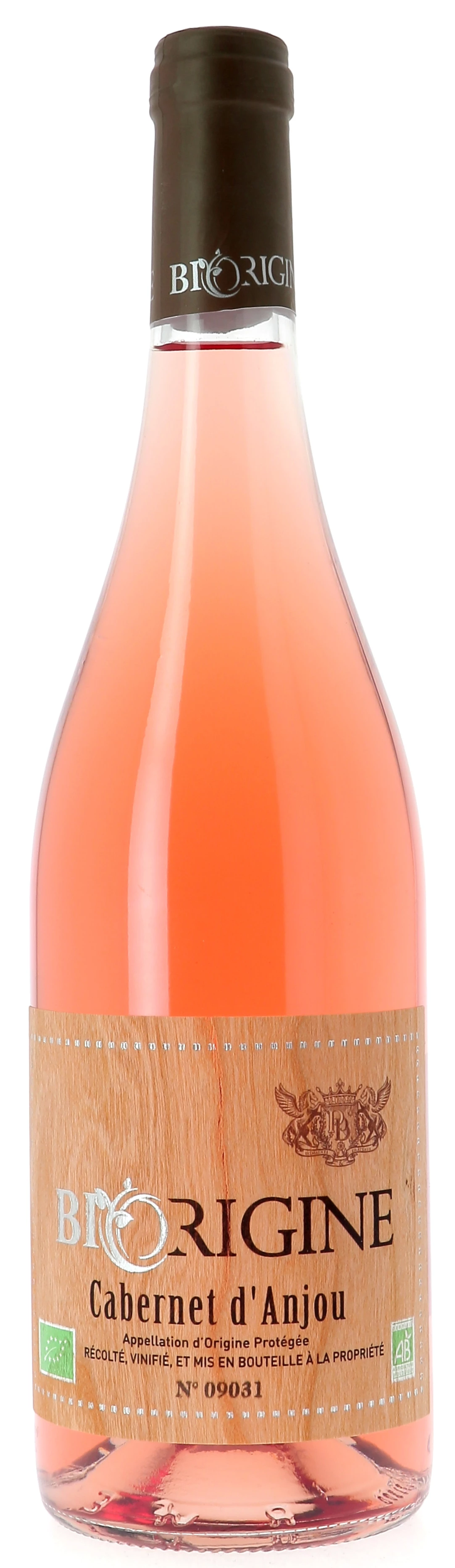 Vino Rosado Ecológico Cabernet d'Anjou, 11,5°, 75cl - BioRIGINE