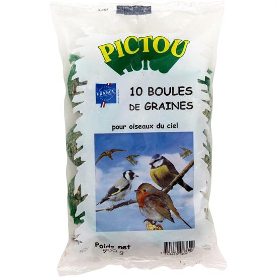 900g Sachet 10 Boules Graisse