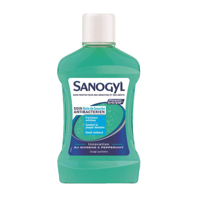 Antibacterial Mouthwash With Essential Oils 500ml - Sanogyl