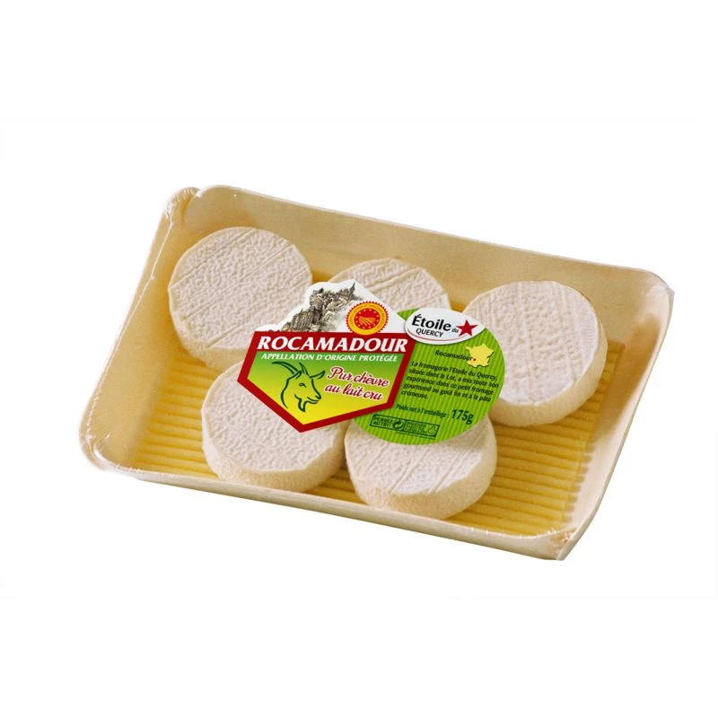 Fromage rocamadour au lait cru 5x35g - ÉTOILE DU QUERCY