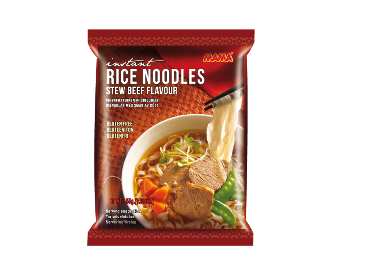 Instant Beef Rice Noodles 55g - Nongshim