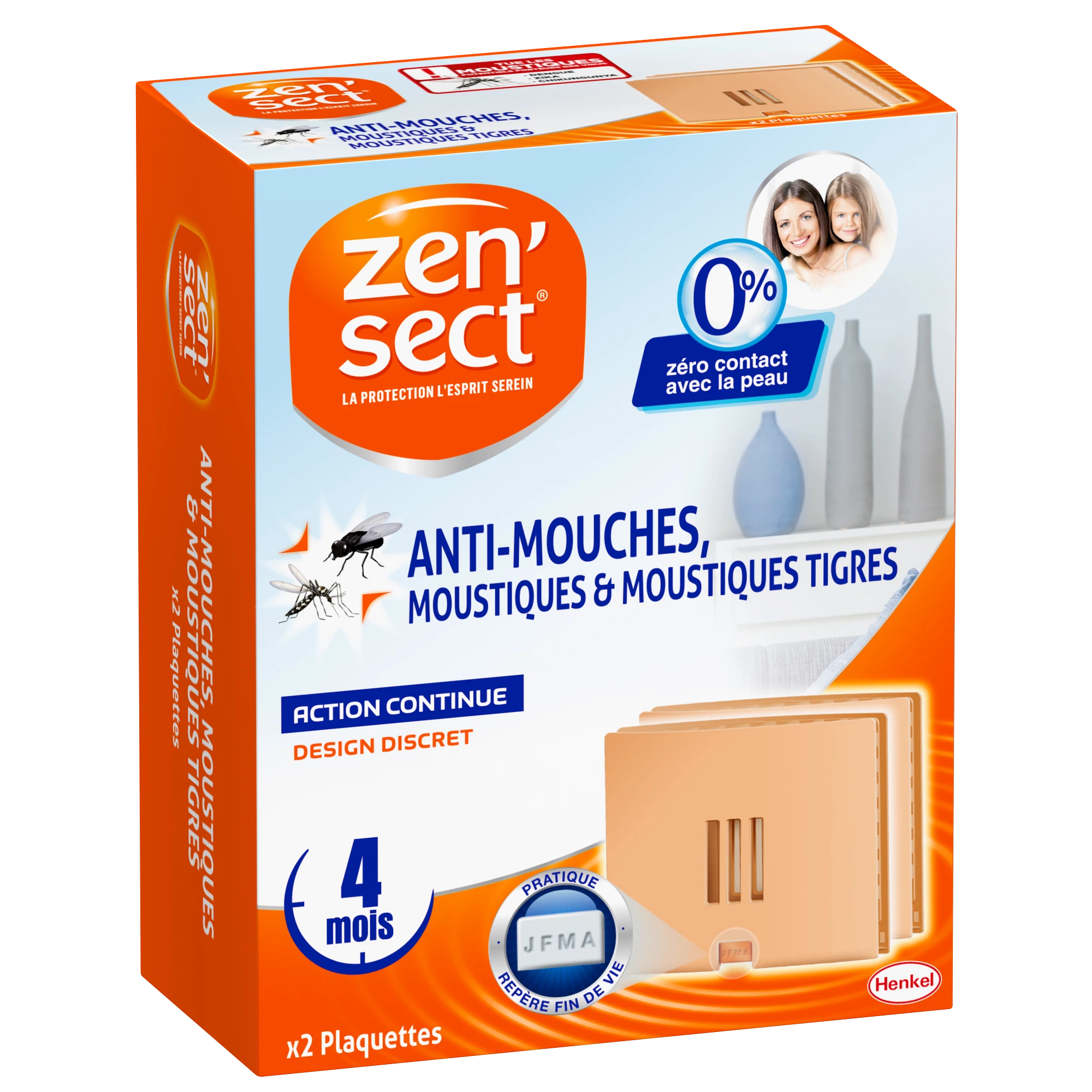 Almohadillas repelentes de moscas y mosquitos - ZEN'SECT