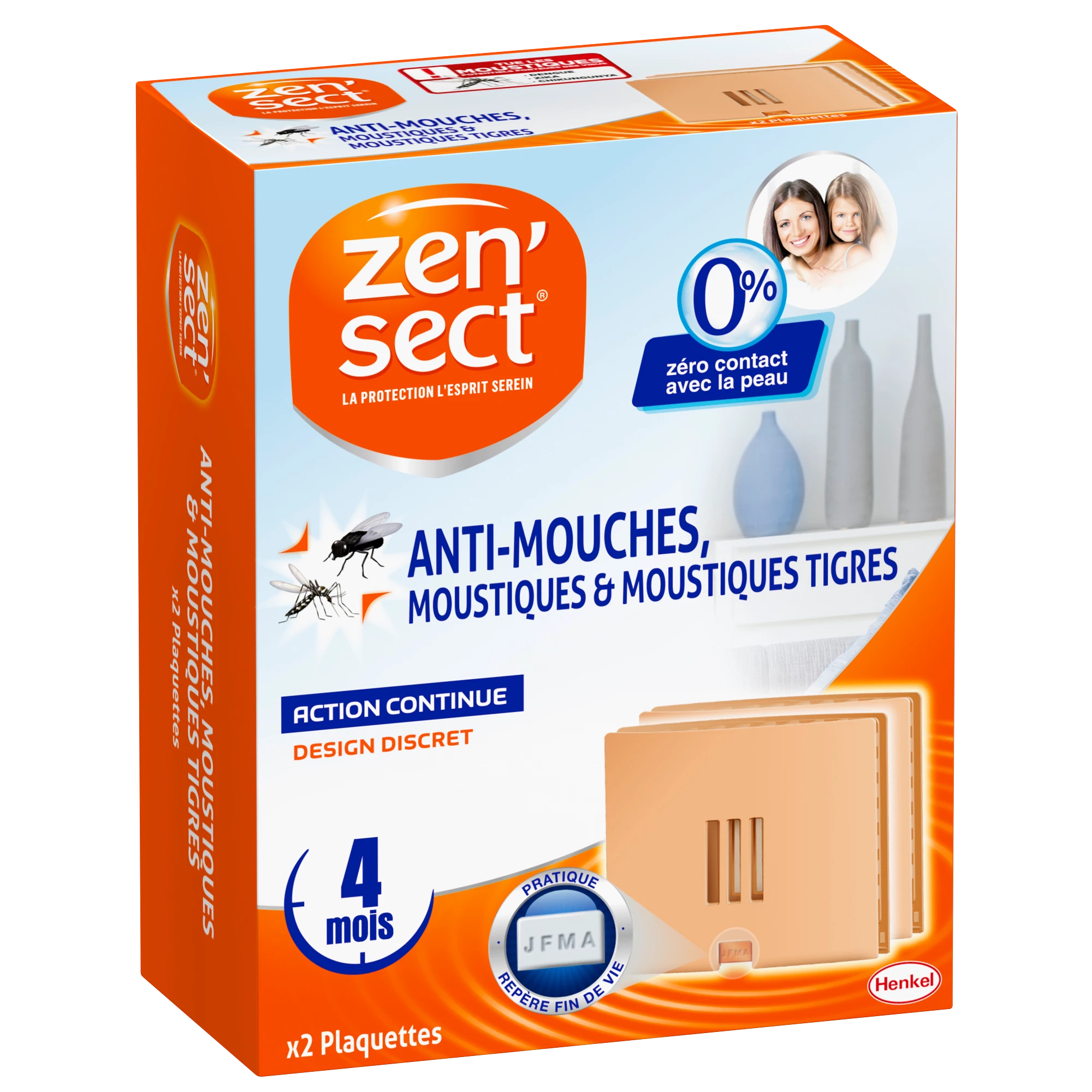 Almofadas repelentes de moscas e mosquitos - ZEN'SECT