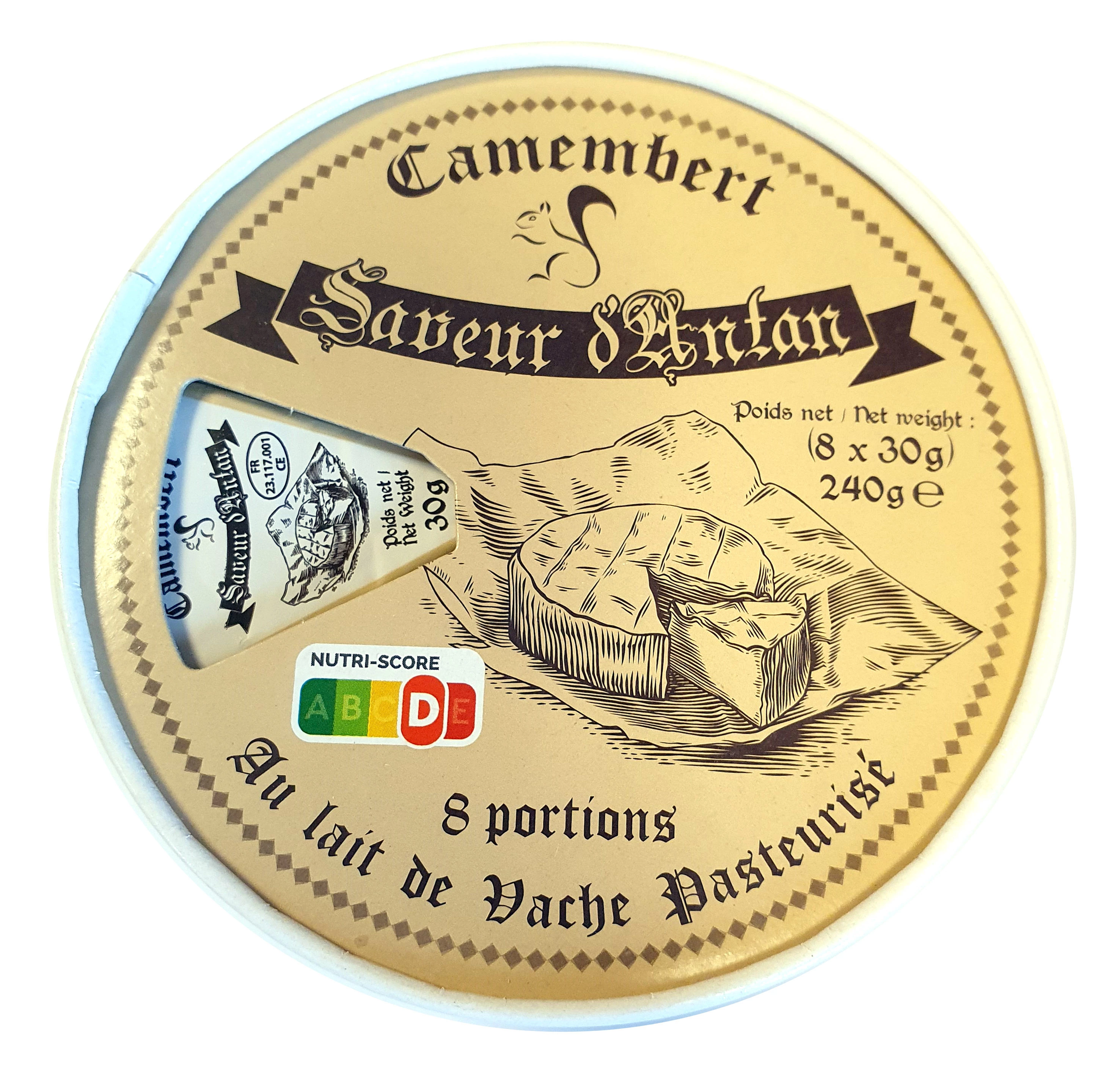Camembert Cdl 8 Portions 240g