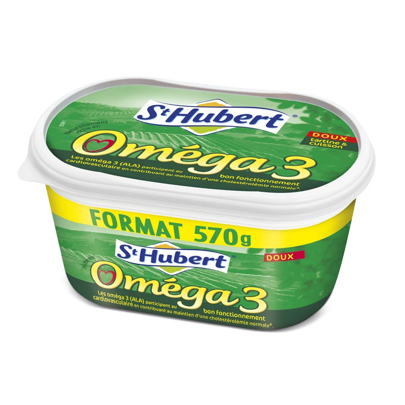 مارجرين أوميجا 3 خفيفة 570 جرام - ST HUBERT