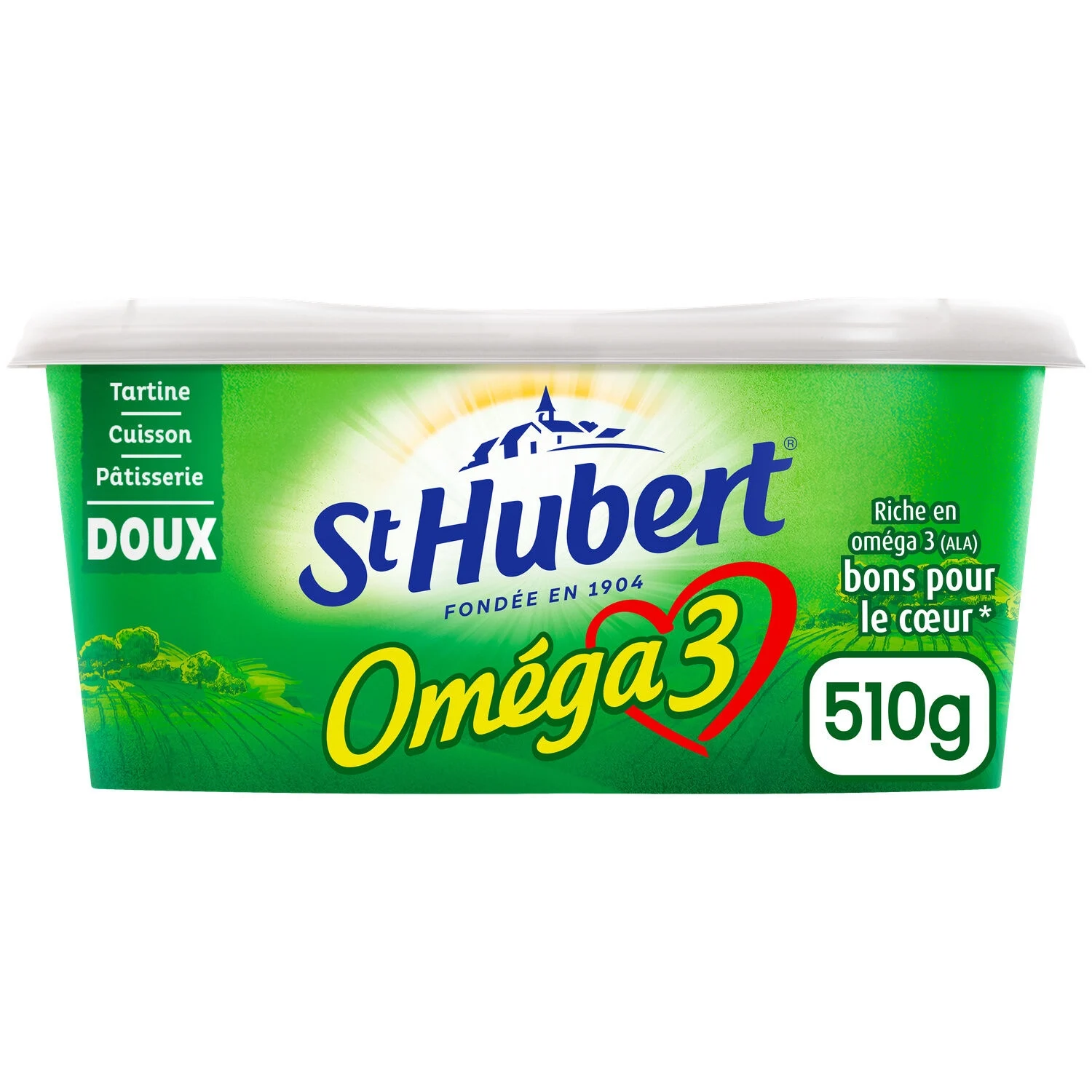 Mild Omega 3 Margarine Toast and Cooking 510g - St Hubert