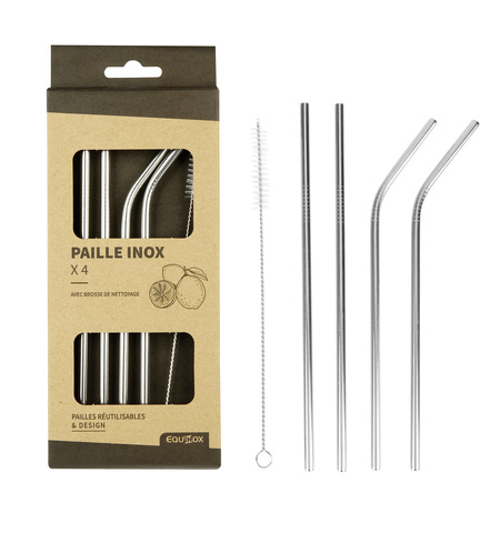 Paille Inox X4