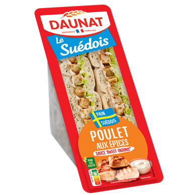 The Swedish Chicken Sandwich Chicken Aux Epices 135g - Daunat