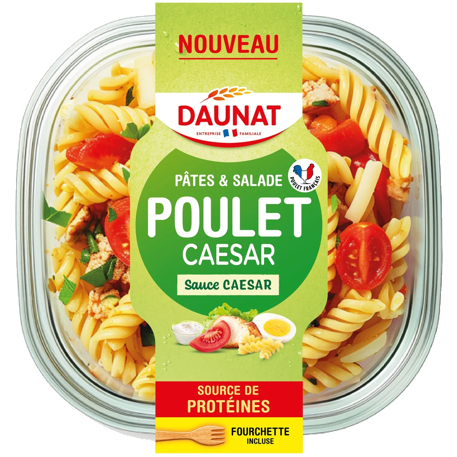 250g Salad Paste Gourmande Plt - DAUNAT