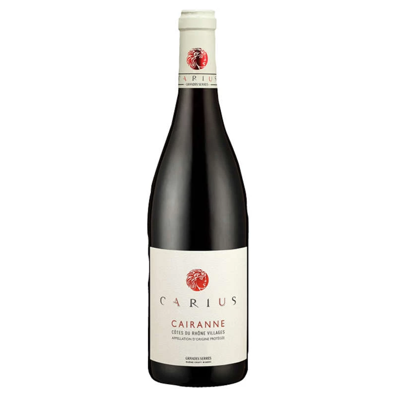 Côtes du Rhône Villages Cairanne AOP, 14,5°, 75cl - CARIUS