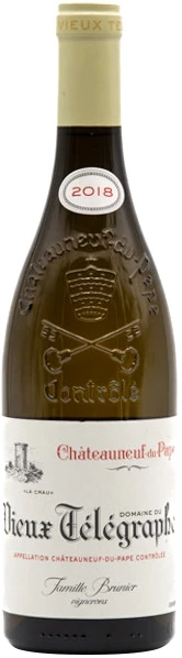 Vin Blanc Châteauneuf-du-Pape Domaine du Vieux Télégraphe 13,5% 75cl - FAMILLE BRUNIER