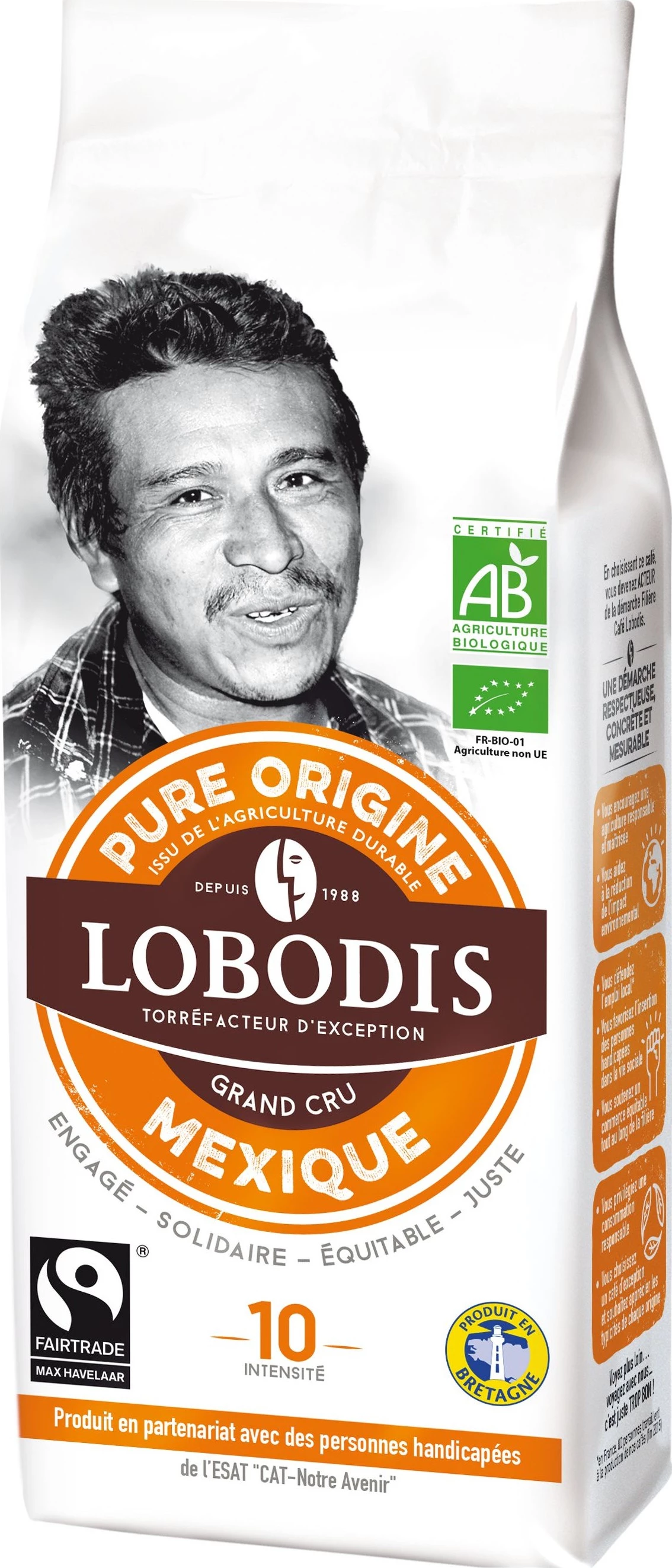 Café grand cru mexique Bio 250g - LOBODIS