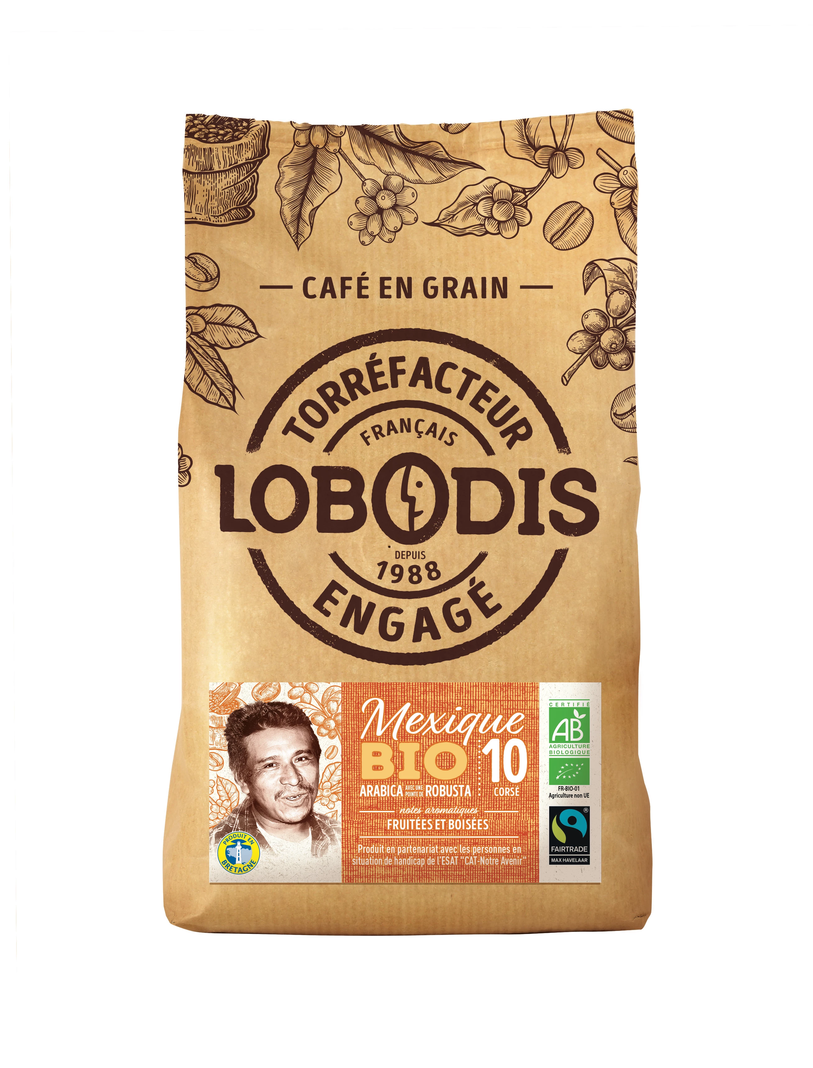 Lob Cafe Grain Mexique Bio 500