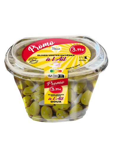 Olives Vertes Entieres A L Ail