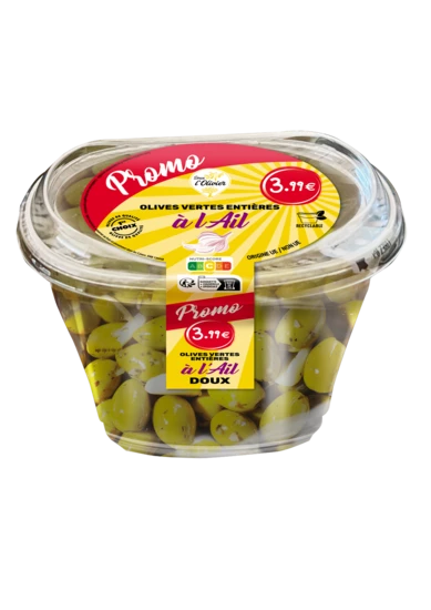 Olives Vertes Entieres A L Ail