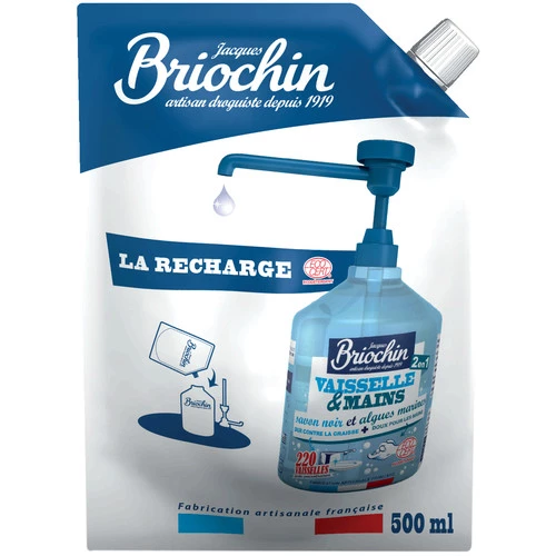 Dishwashing liquid, black soap 500ml - Briochin
