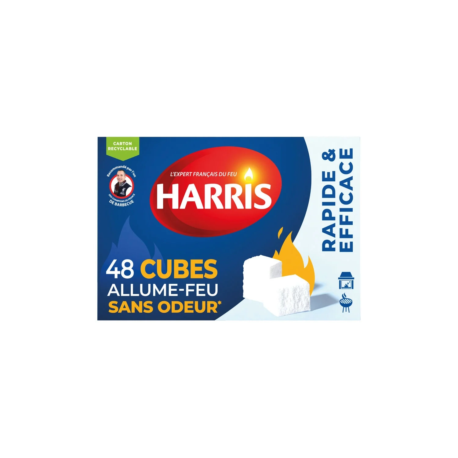 Odor-free cubes unit x48 - HARRIS