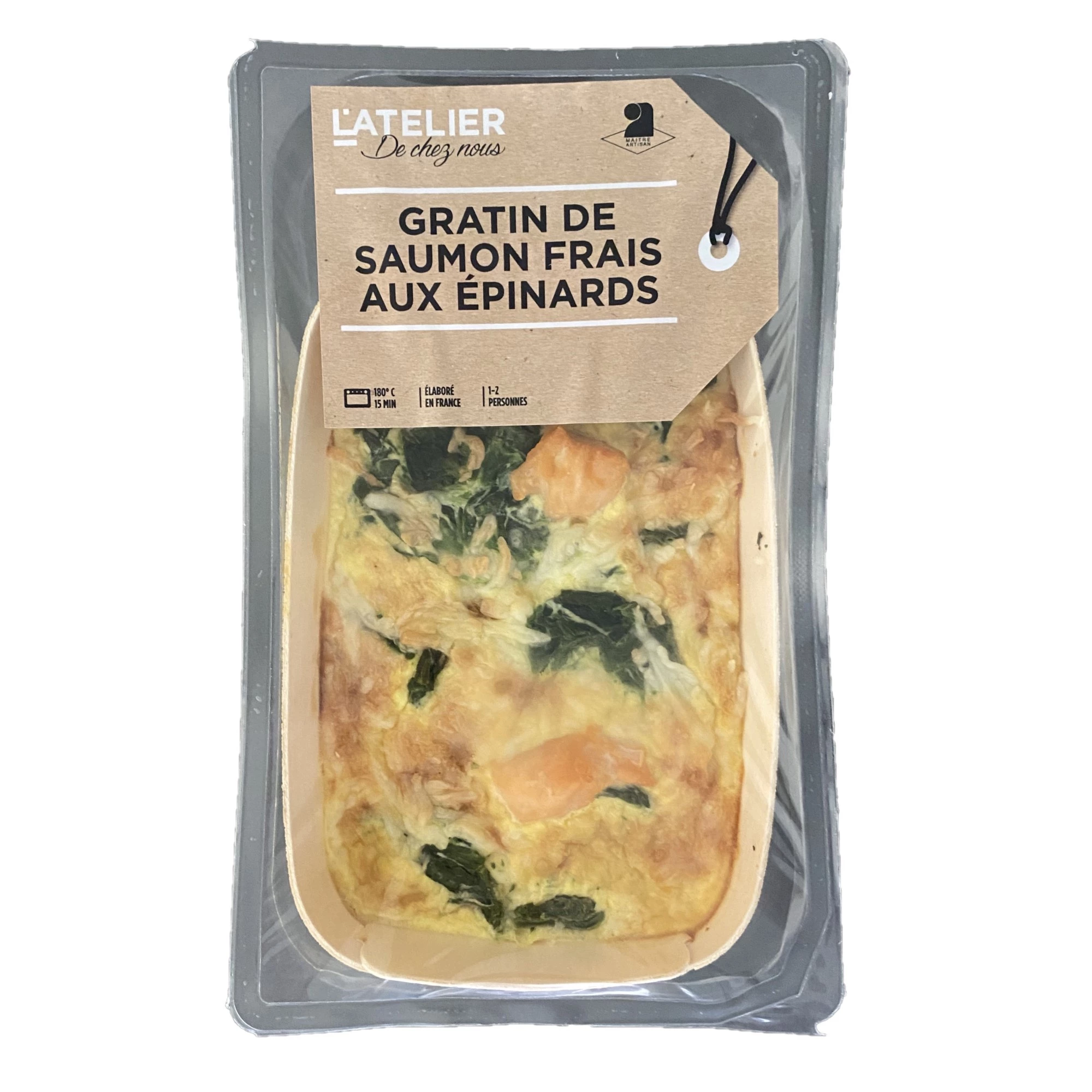 Salmão Espinafre Gratinado 300g