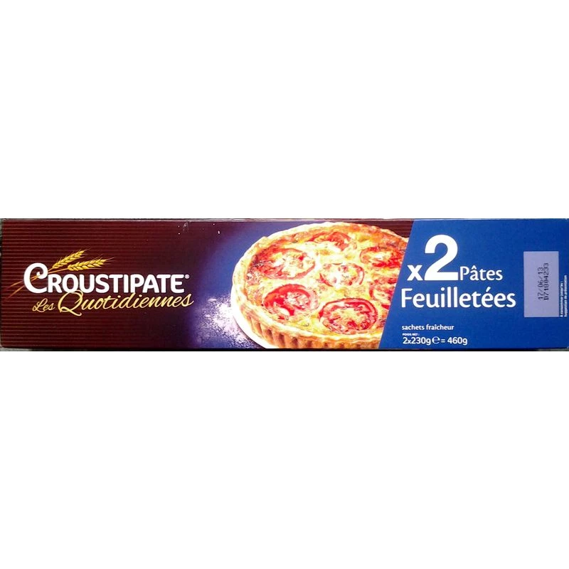 Pâte Feuilletée Les Quotidiennes 230g - Croustipate