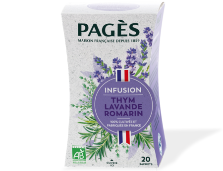 30g Infus Thym Lavande Rom Bio