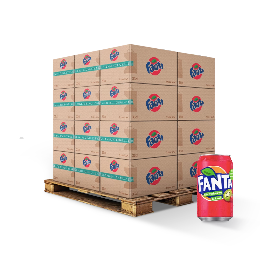 صودا الفراولة والكيوي 33cl يورو X24 دسم - Fanta