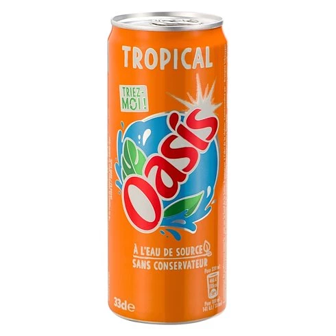 热带风味饮料 33cl Fr X24 Slim - OASIS