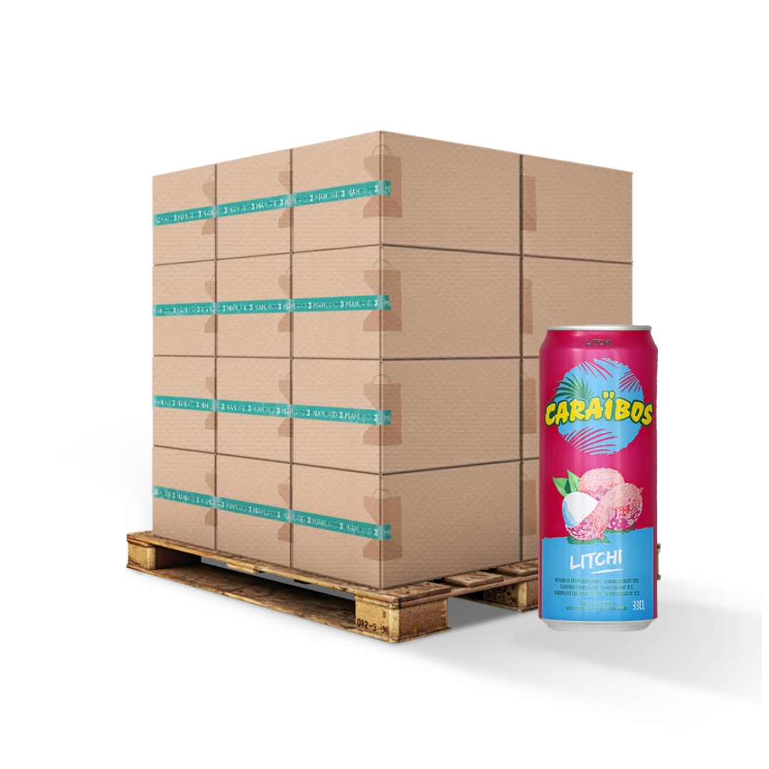 Litchi Drink 33cl Fr X24 Slim - CARAIBOS