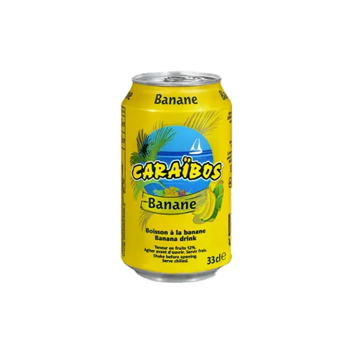 Caraïbos Banane 33cl Fr X24 Grasa - CARAIBOS