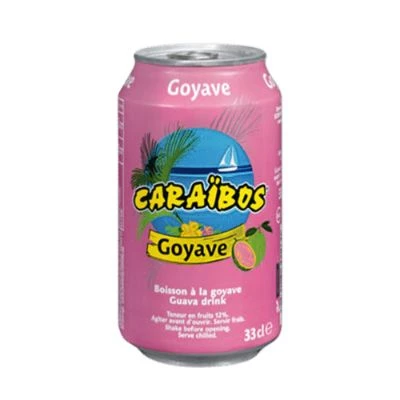 Caraïbos Goiaba 33cl Fr X24 Fat - CARAIBOS