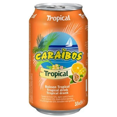 Caraïbos Tropical 33cl Fr X24 脂肪 - CARAIBOS