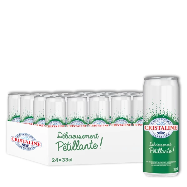 Sparkling Spring Water X24 - CRISTALINE