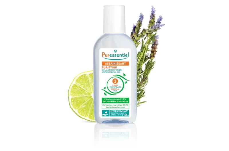 Gel Antibactérien Assainissant aux 3 Huiles Essentielles - 80 ml - PURESSENTIEL