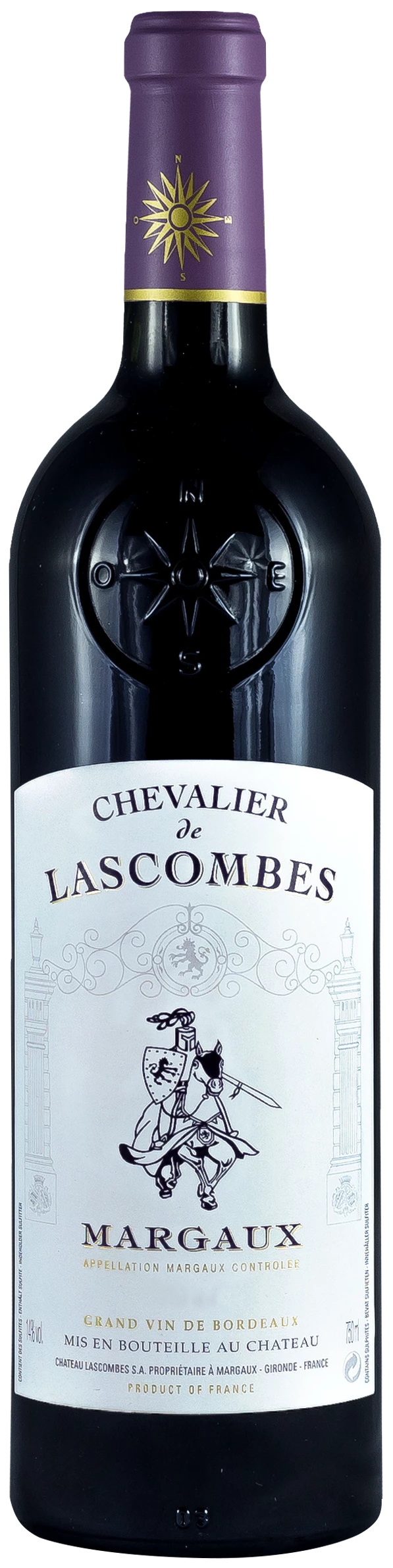 Grand Vin de Bordeaux Margaux 13% 75cl - CHEVALIER DE LASCOMBES