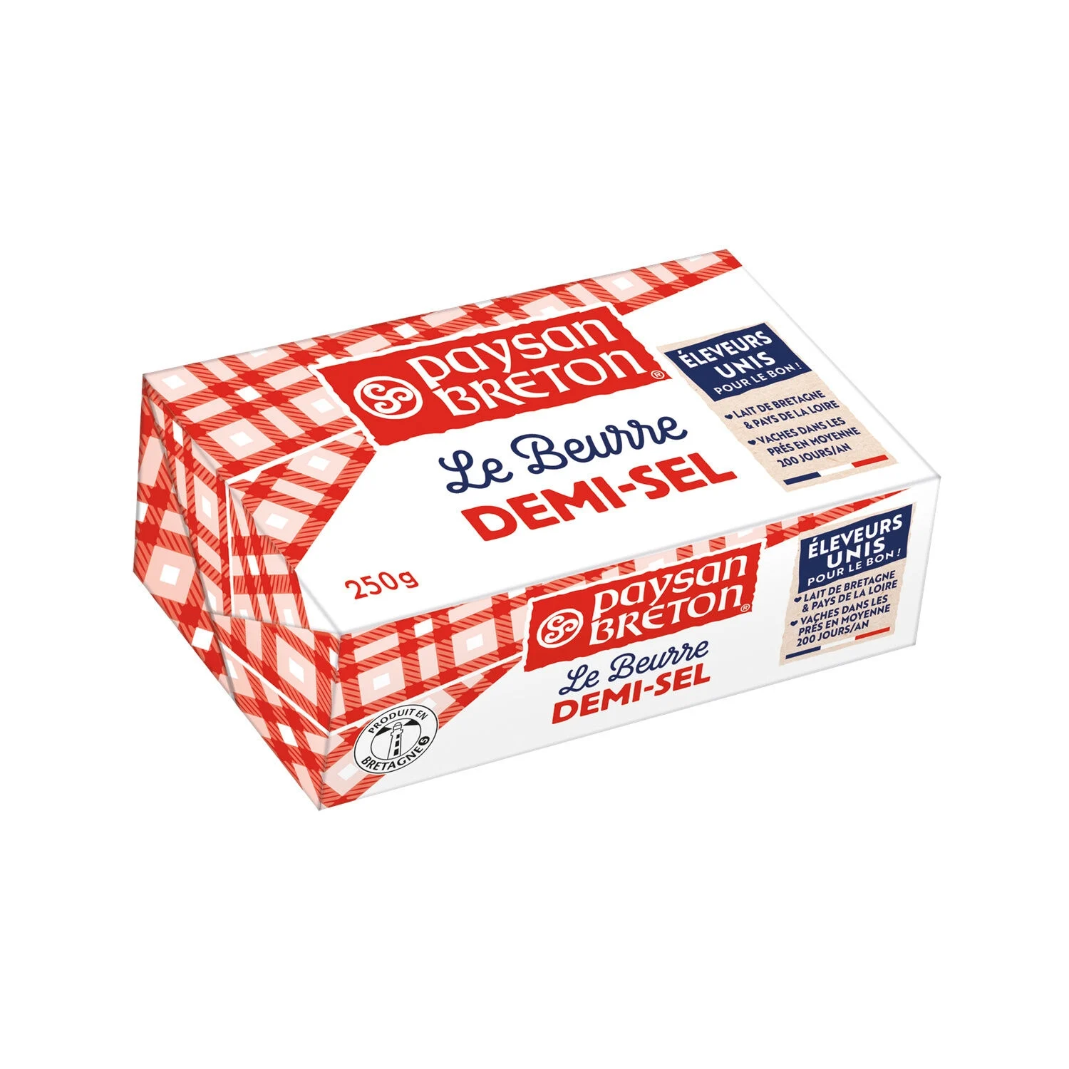 Semi-salted butter 250g - Paysan Breton