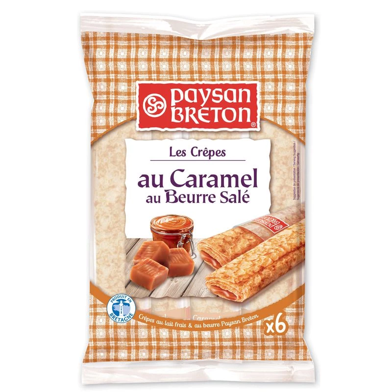 Crêpes caramel beurre salé 30g - PAYSAN BRETON