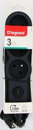 Bloc 3p Std 1 5m Noir Inter