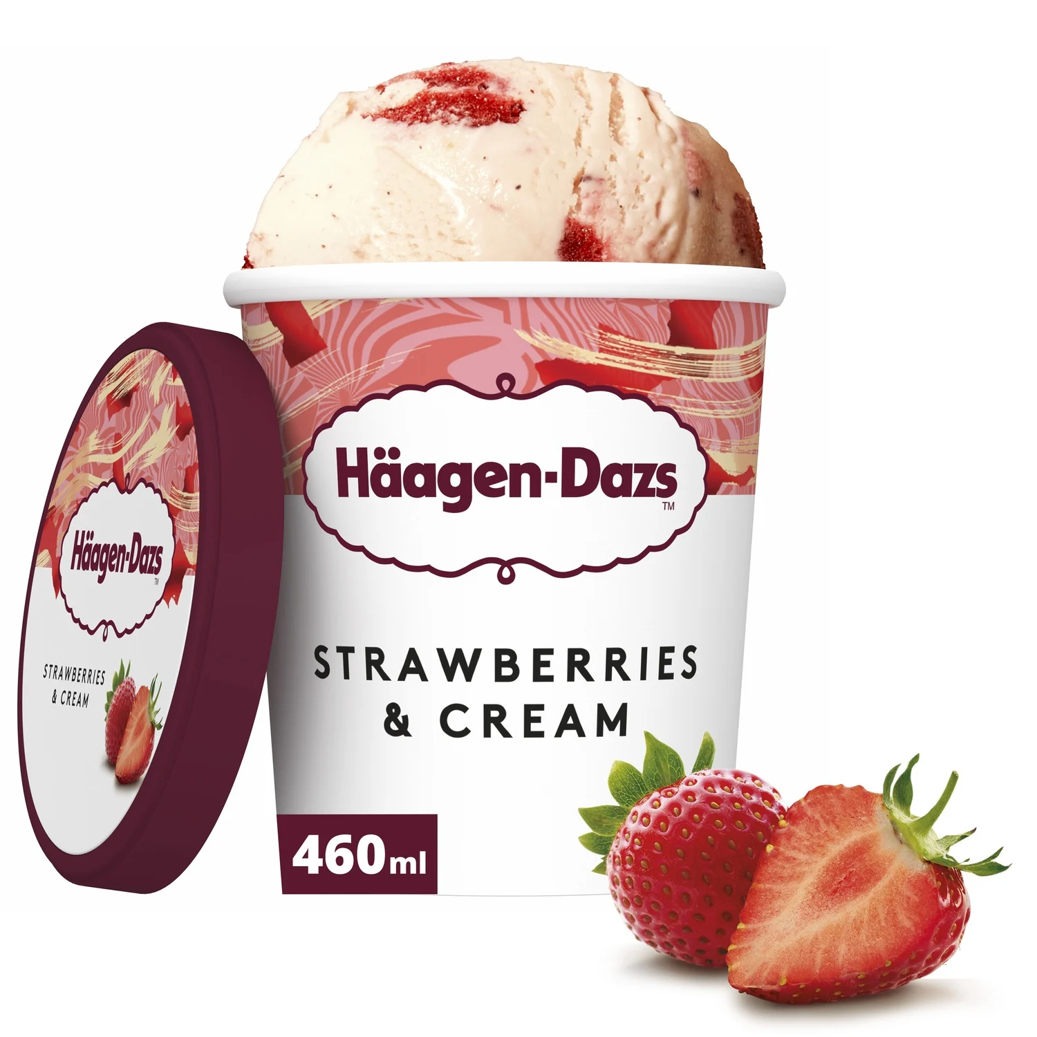 400g Pot Hd Strawber Cream - HÄAGEN-DAZS