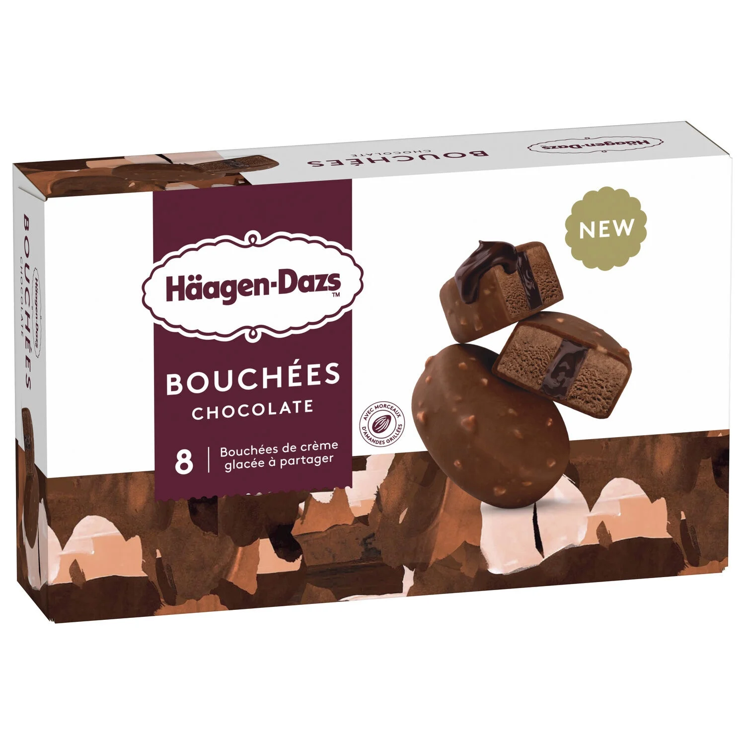 Gelato con crema al cioccolato x8 - Haagen Dazs