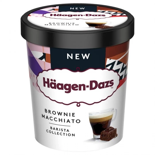 Glace en pot brownie & macchiato 386g - HAAGEN DAZS