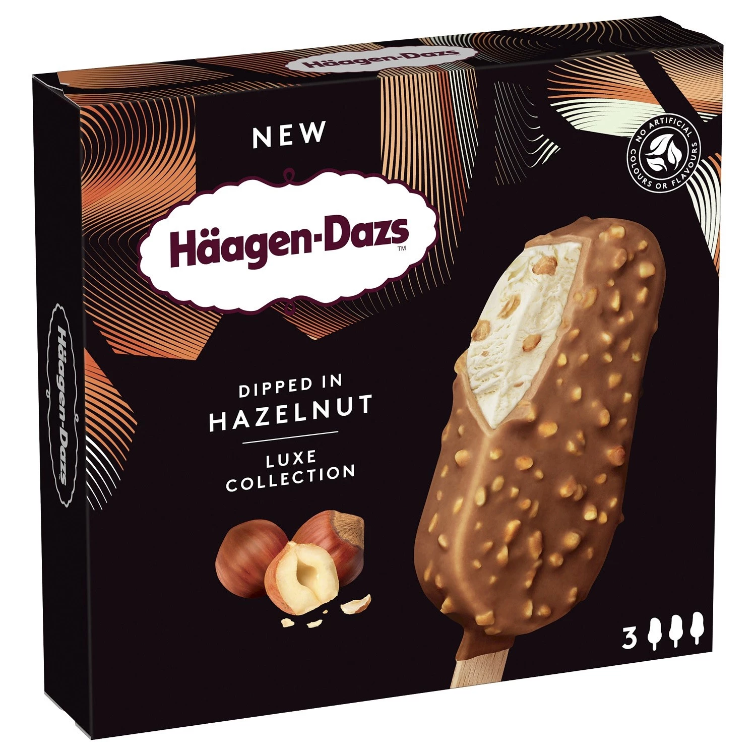Bâtonnets noisettes x3 - HÄAGEN DAZS