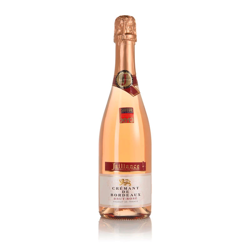 Vin Crémant de Bordeaux Brut Rosé, 12°, 75cl - JAILLANCE