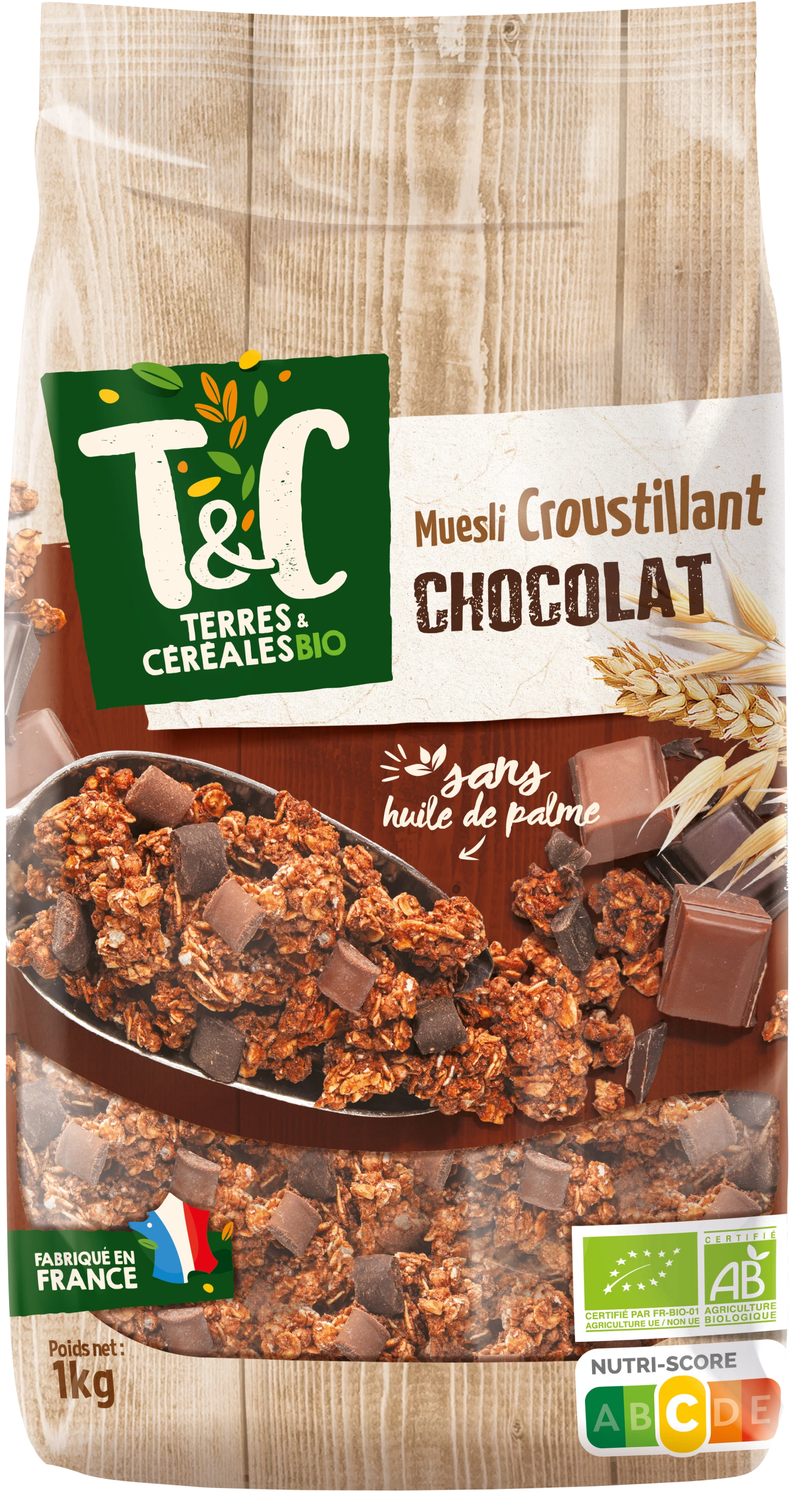 Muesli Crousti Choco Bio 1kg