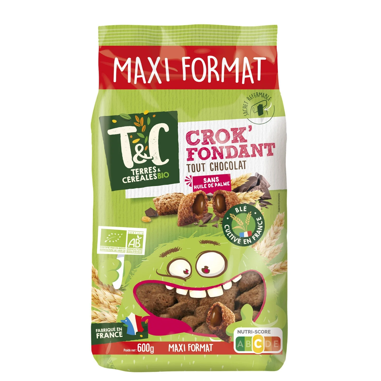 Crok Fondant Choco Bio 600g