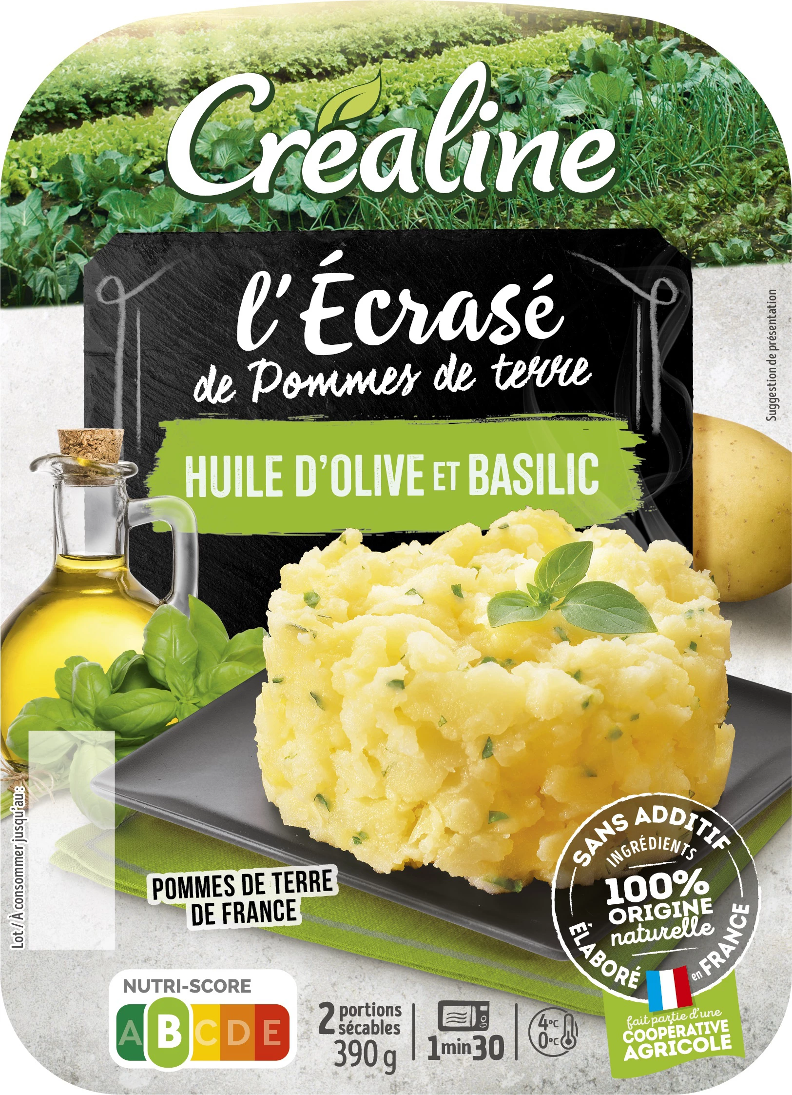 Ecrase Pdt Huile Olive 2x195g