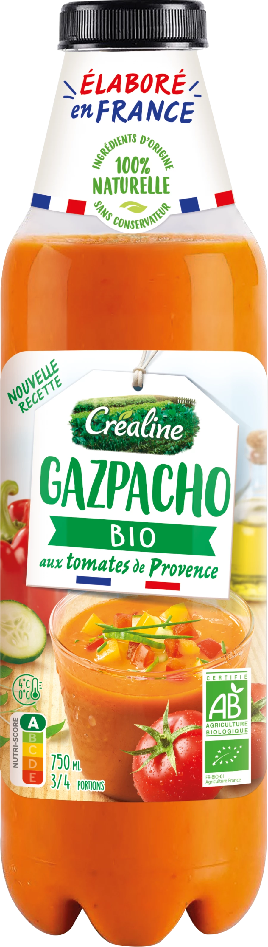 GAZPACHO BIO Original, 750cl - CREALINE