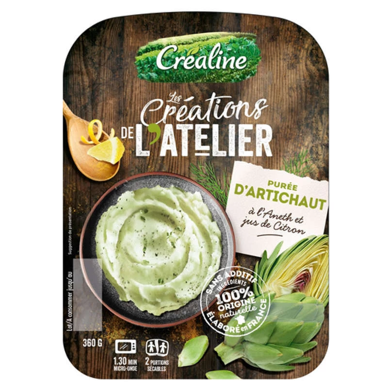 Puree Artichaut Aneth 2x180g