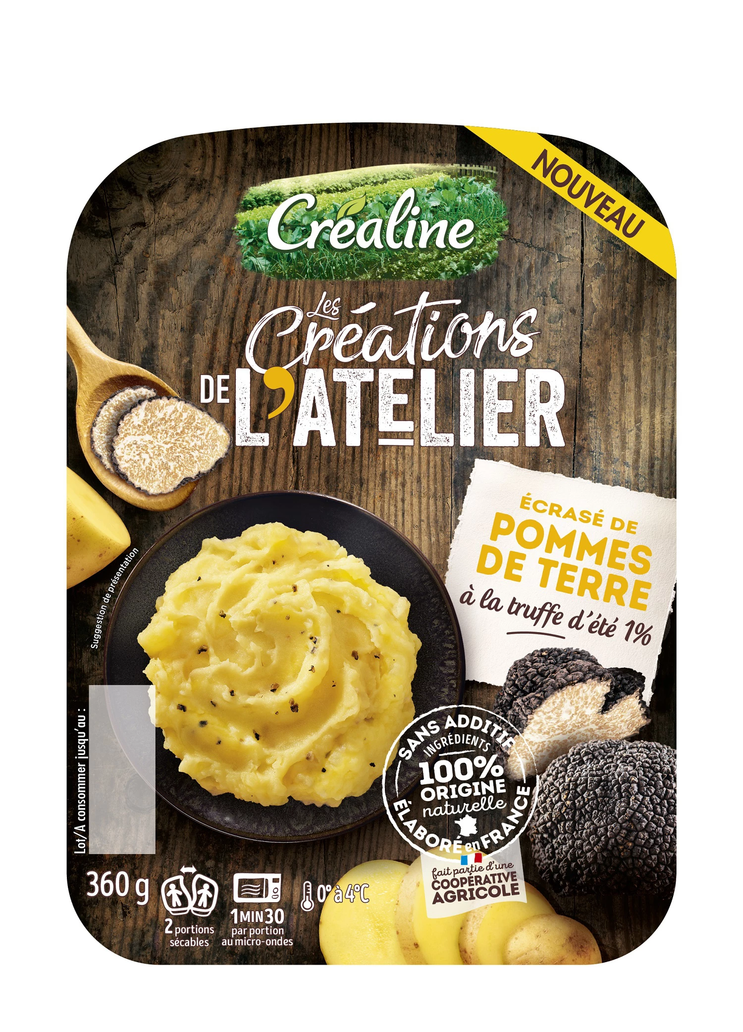 Ecrase Pdt Truffe Dete 2x180g